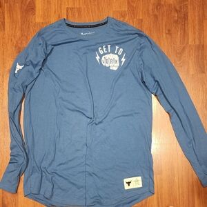 Under Armour Project Rock Get to Work Long Sleeve Tshirt